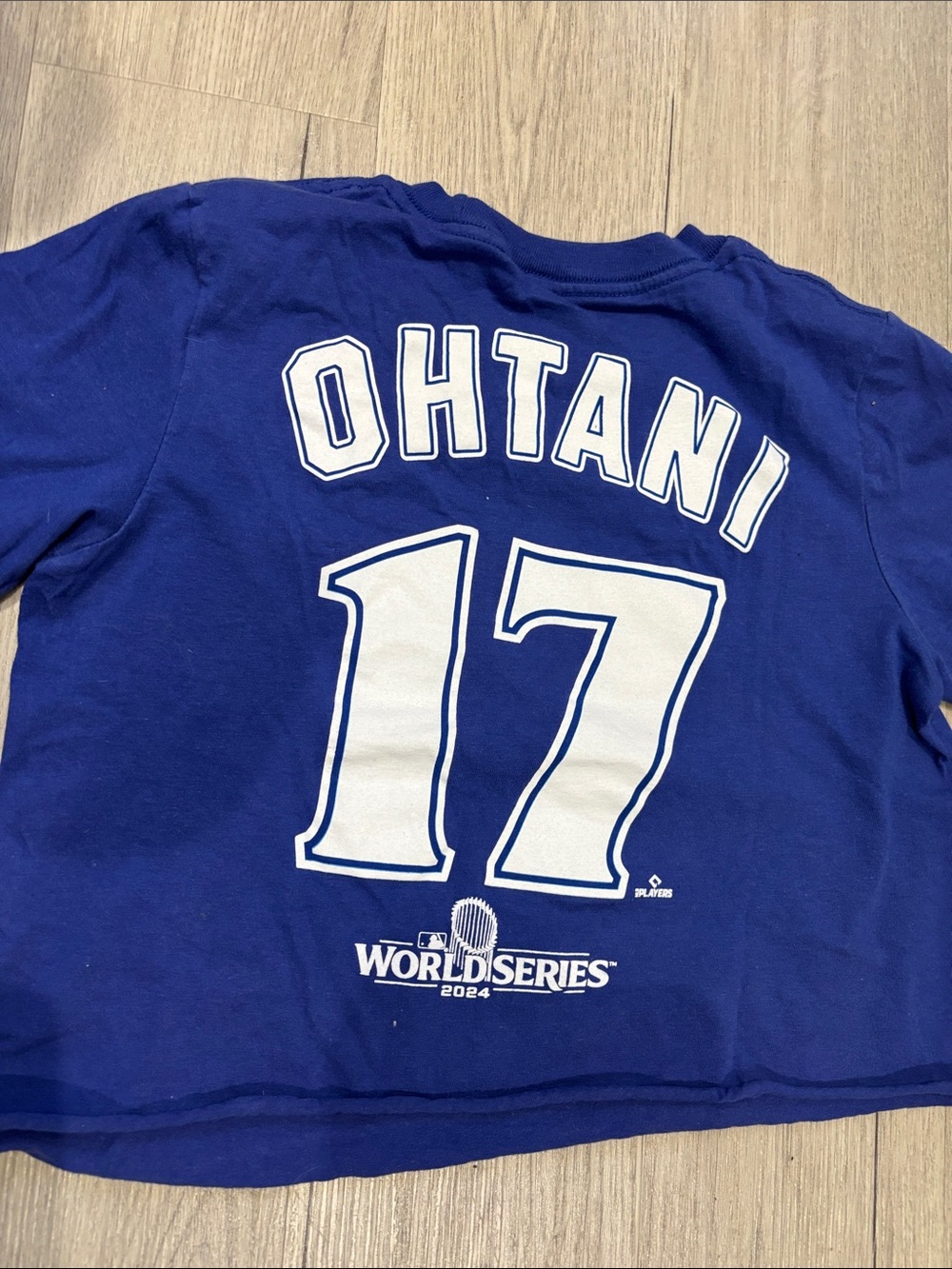 Girls/Boys Navy Blue Short Sleeve Tee - M (10/12)
